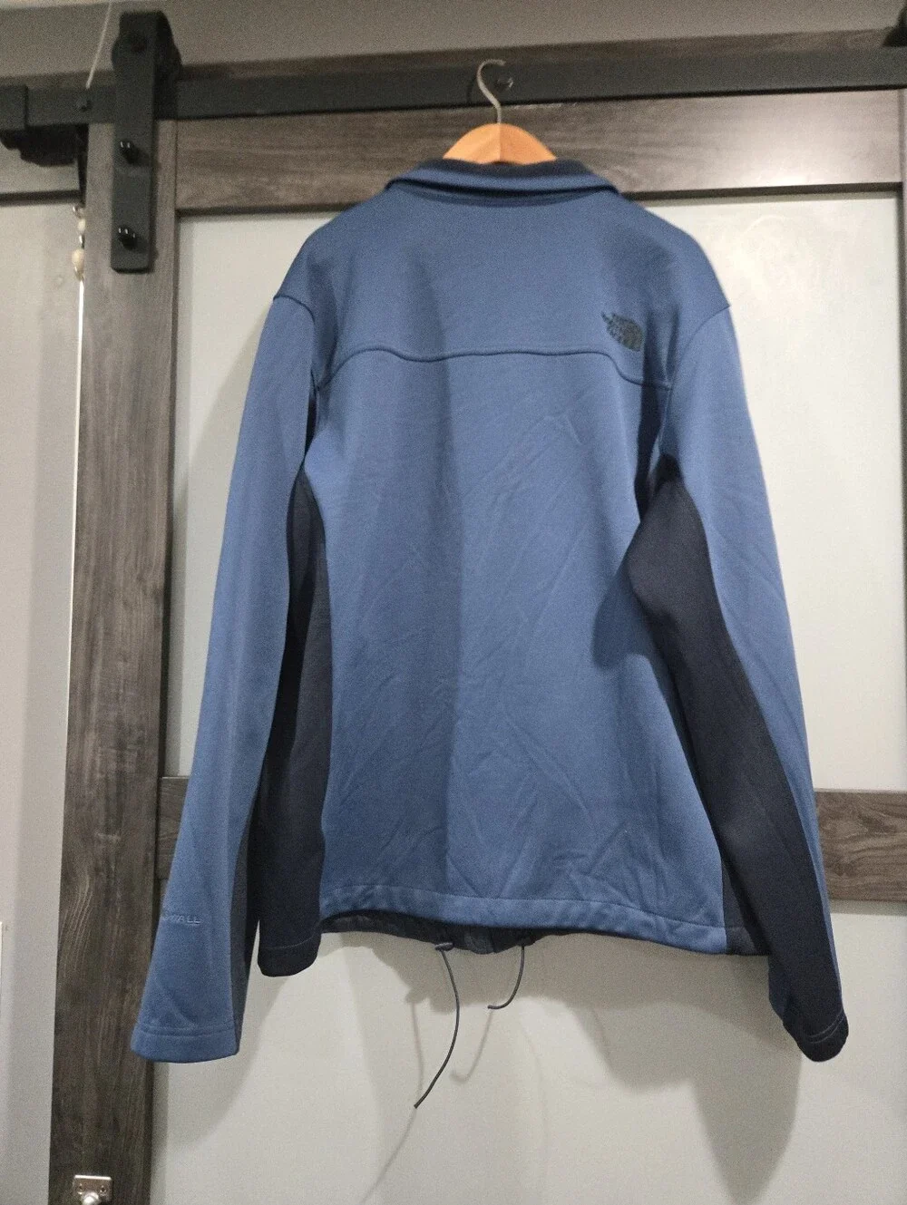 The North Face Men’s WindWall Apex Blue Two Tone Full-Zip Jacket Size Large